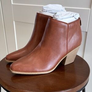 JustFab Brown Ankle Boots